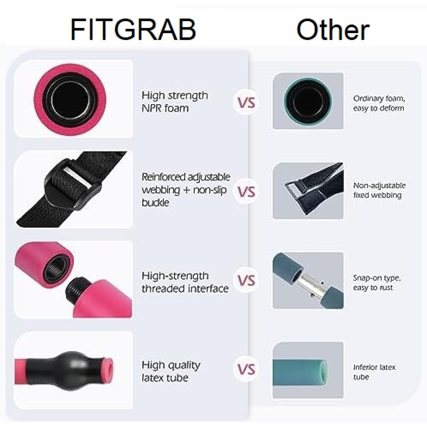 Fitness Bands Pilates Bar Set with 6 Resistance Bands