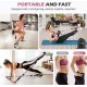 Fitness Bands Pilates Bar Set with 6 Resistance Bands