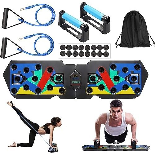 20 in 1 Push-Up Board, Portable Men and Women Push-Up Equipment