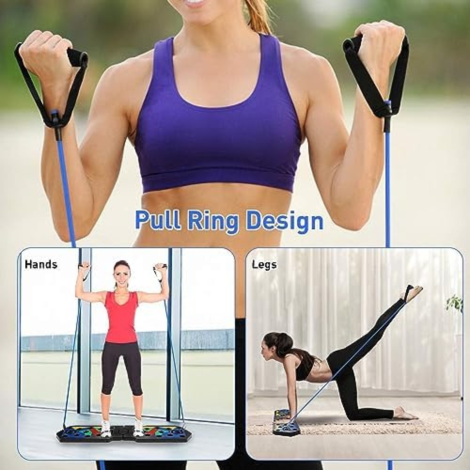 20 in 1 Push-Up Board, Portable Men and Women Push-Up Equipment