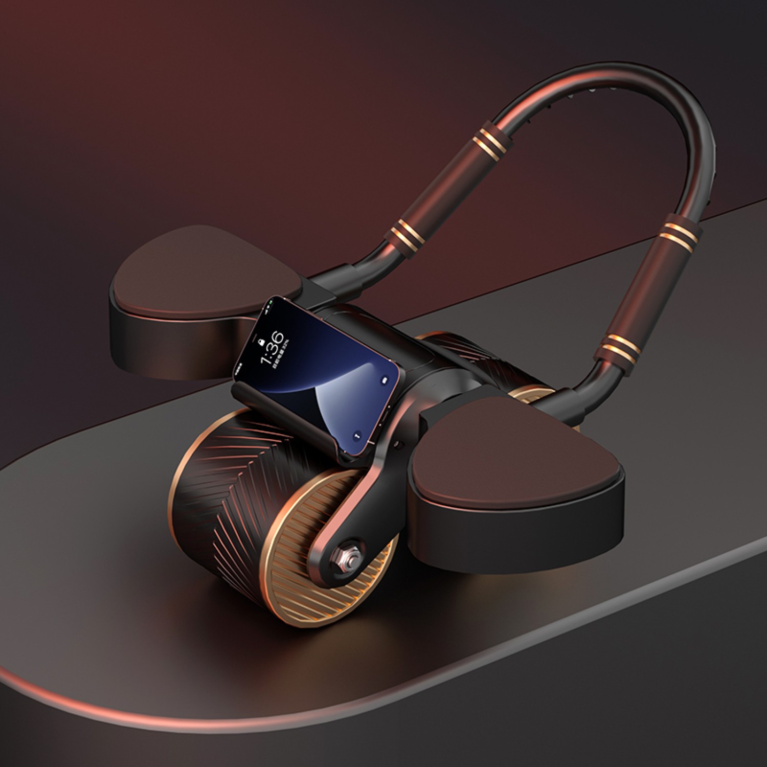 Smart Counting Ab Wheel Roller for Core Workout